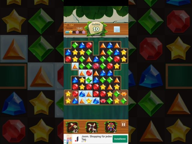 Jewels Jungle 💎 Level 184 ⭐⭐ 2021 – Jewels & Gems Match 3 Puzzle no Booster 👑 Android Gameplay ✅ Jewels Jungle 💎 Level 184 ⭐⭐ 2021 – Jewels & Gems Match 3 Puzzle no Booster 👑 Android Gameplay ✅