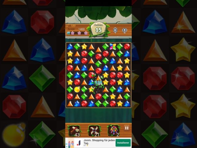 Jewels Jungle 💎 Level 189 ⭐⭐⭐ 2021 – Jewels & Gems Match 3 Puzzle no Booster 👑 Android Gameplay ✅ Jewels Jungle 💎 Level 189 ⭐⭐⭐ 2021 – Jewels & Gems Match 3 Puzzle no Booster 👑 Android Gameplay ✅
